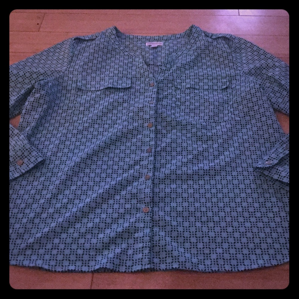 Teal & navy xl